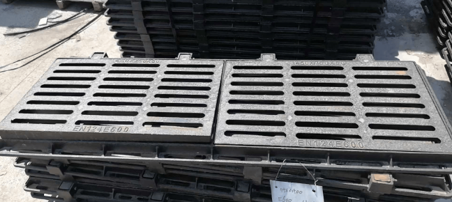 高台球墨铸铁连体双篦展示