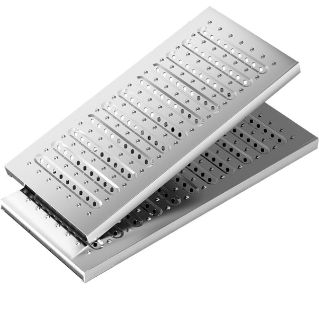 高台不锈钢沟盖板展示